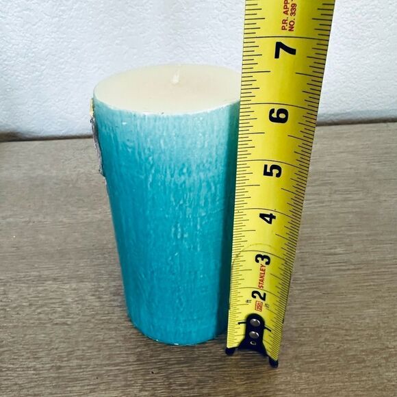 Mermaid Coastal Beach Pillar Candle - Picture 2 of 2